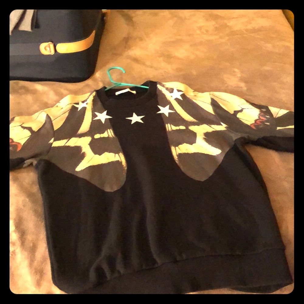 Sweater Givenchy Paris Stars Butterfly Wings